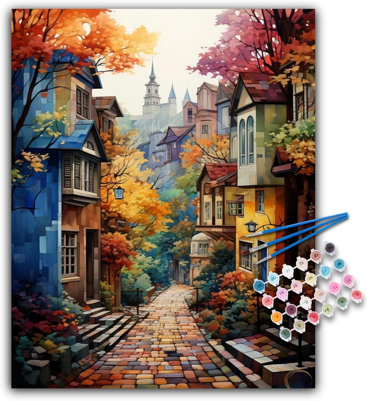 Paint by Numbers Kit for Adults – 16×20" DIY Acrylic & Oil Canvas Painting Kit for Beginners, Home Wall Decor & Gift (Unframed)